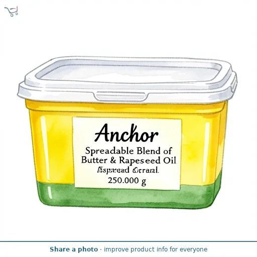 Anchor Spreadable Blend of Butter & Rapeseed Oil Spread 250g