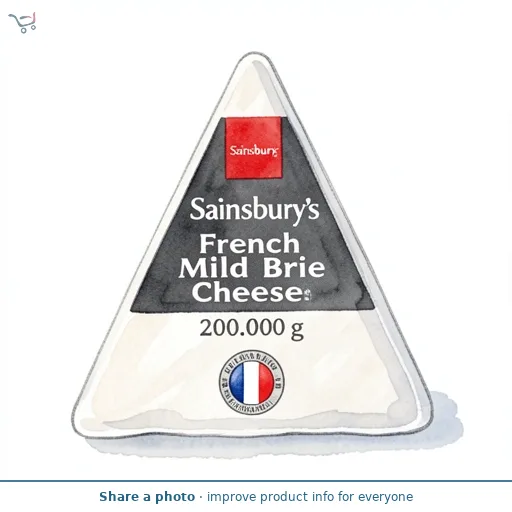 Sainsbury's French Mild Brie Cheese 200g