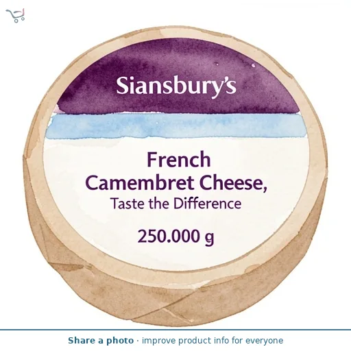 Sainsbury's French Camembert Cheese, Taste the Difference 250g