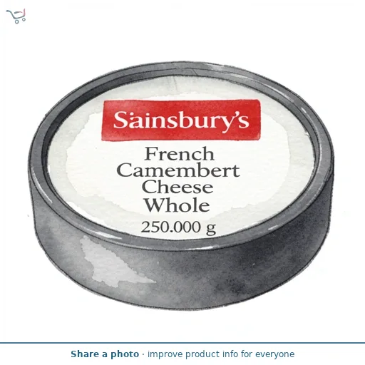 Sainsbury's French Camembert Cheese Whole 250g