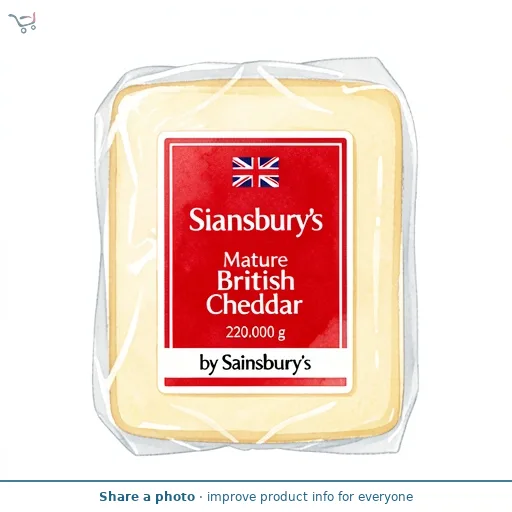 Sainsbury's Mature British Cheddar 220g