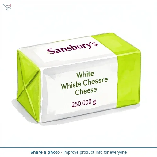 Sainsbury's White Cheshire Cheese 250g