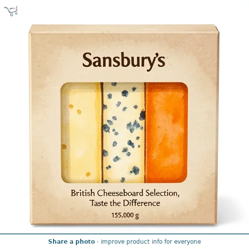 Sainsbury's British Cheeseboard Selection, Taste the Difference 155g