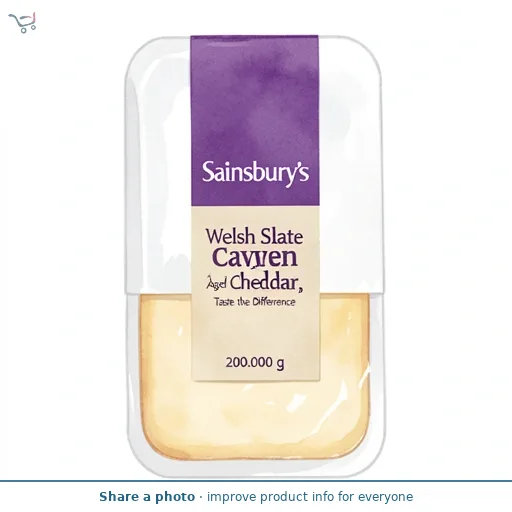 Sainsbury's Welsh Slate Cavern Aged Cheddar, Taste the Difference 200g