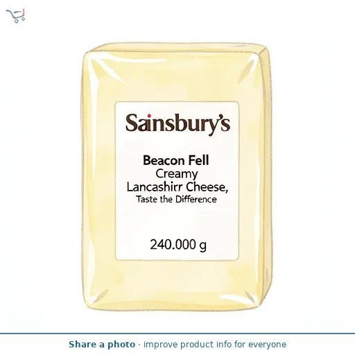 Sainsbury's Beacon Fell Creamy Lancashire Cheese, Taste the Difference 240g