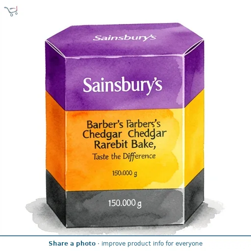 Sainsbury's Barber's Cheddar Rarebit Bake, Taste the Difference 150g