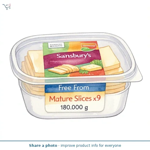 Sainsbury's Free From Mature Slices x9 180g