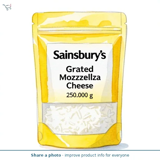 Sainsbury's Grated Mozzarella Cheese 250g