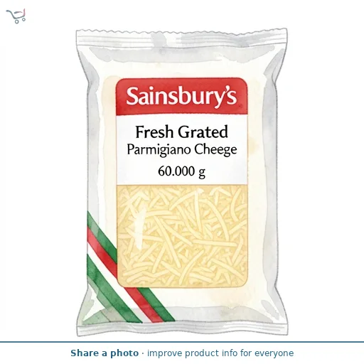 Sainsbury's Fresh Grated Parmigiano Cheese 60g