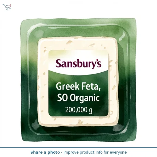 Sainsbury's Greek Feta, SO Organic 200g