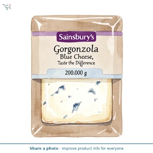Sainsbury's Gorgonzola Dolce Blue Cheese, Taste the Difference 200g