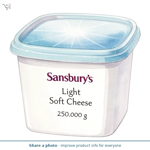 Sainsbury's Light Soft Cheese 250g