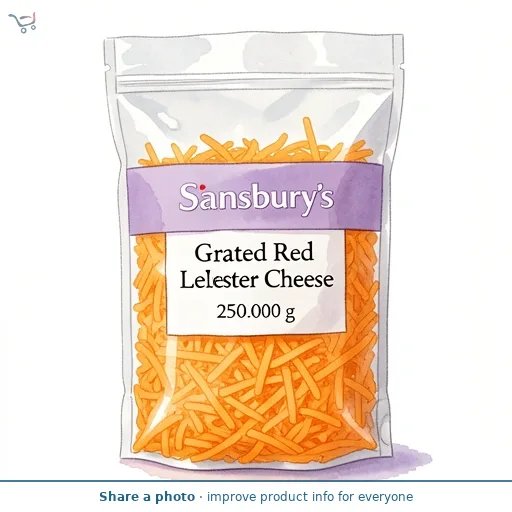 Sainsbury's Grated Red Leicester Cheese 250g