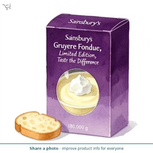 Sainsbury's Gruyere Fondue, Limited Edition, Taste the Difference 180g