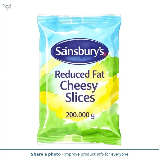 Sainsbury's Reduced Fat Cheesy Slices 200g