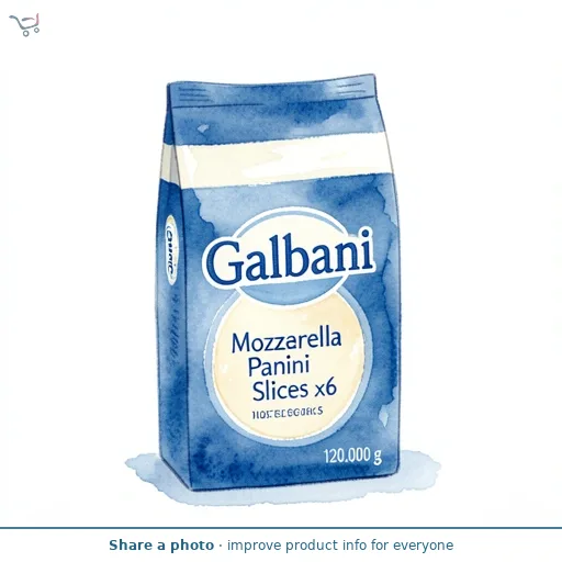 Galbani Mozzarella Panini Slices x6 120g
