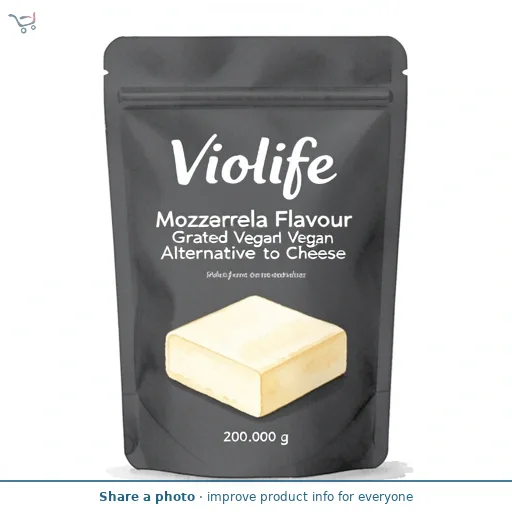 Violife Mozzarella Flavour Grated Vegan Alternative to Cheese 200g