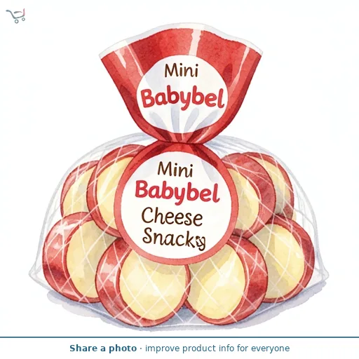 Mini Babybel Original Cheese Snacks 12x20g