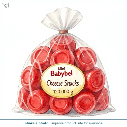 Mini Babybel Original Cheese Snacks 6x20g