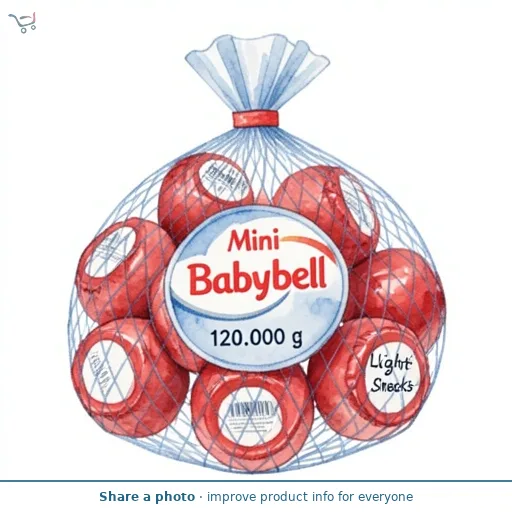Mini Babybel Light Cheese Snacks 6x20g