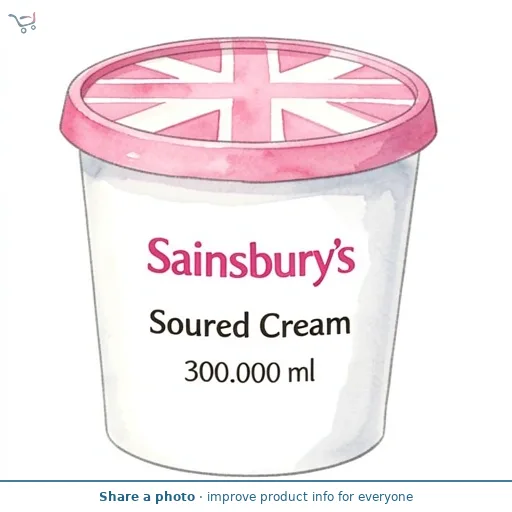 Sainsbury's Soured Cream 300ml