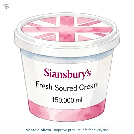 Sainsbury's Fresh Soured Cream 150ml