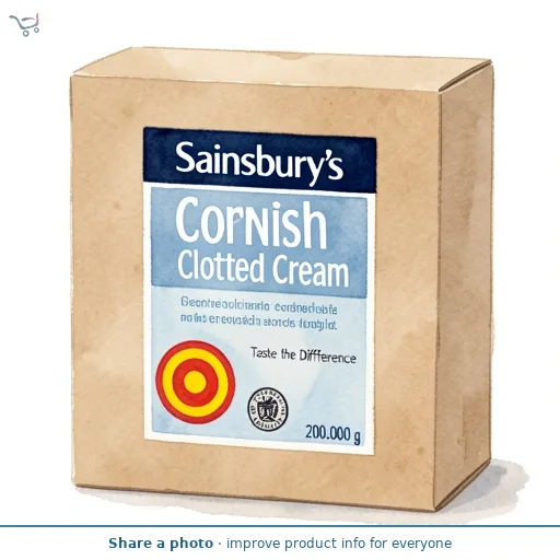 Sainsbury's Cornish Clotted Cream, Taste the Difference 200g