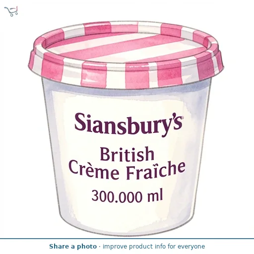 Sainsbury's British Crème Fraîche 300ml