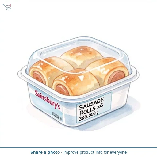 Sainsbury's Sausage Rolls x6 360g