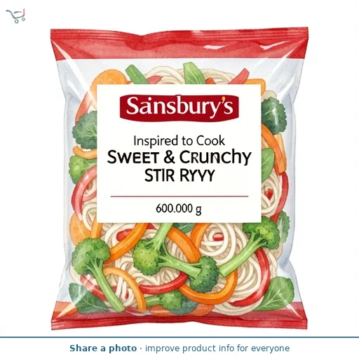 Sainsbury's Sweet & Crunchy Stir Fry 600g
