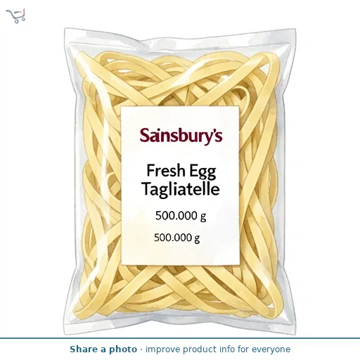 Sainsbury's Fresh Egg Tagliatelle 500g