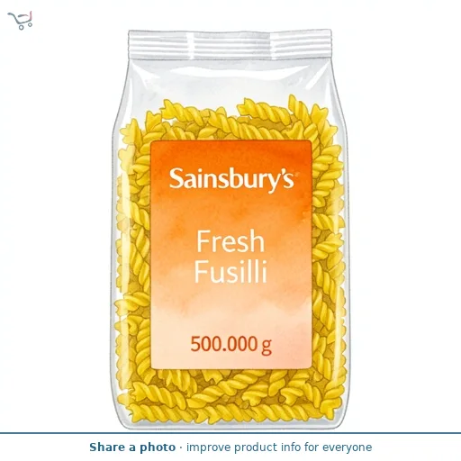 Sainsbury's Fresh Egg Fusilli 500g