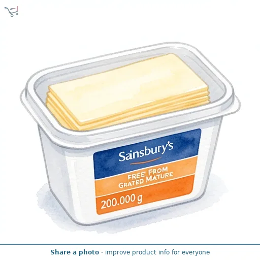 Sainsbury's Free From Grated Mature 200g