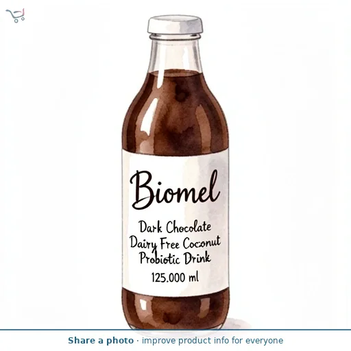 Biomel Dark Chocolate Dairy Free Coconut Probiotic Drink 125ml