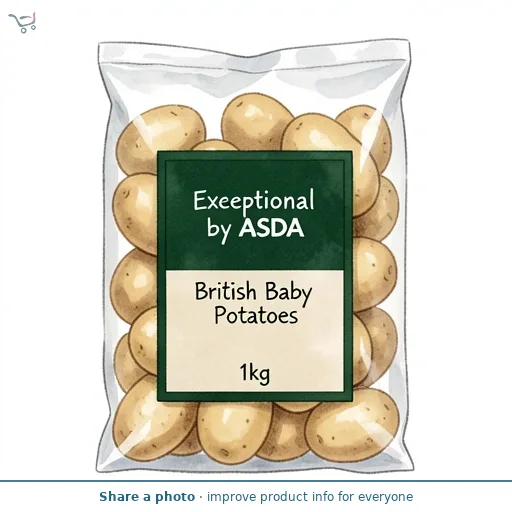 Exceptional by ASDA British Baby Potatoes 1kg
