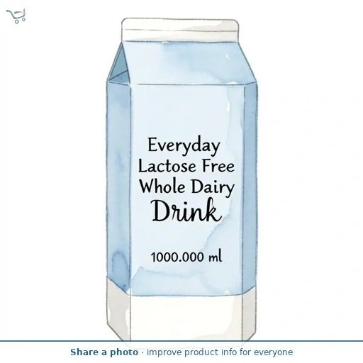 Sainsbury's Everyday Lactose Free Whole Dairy Drink 1l