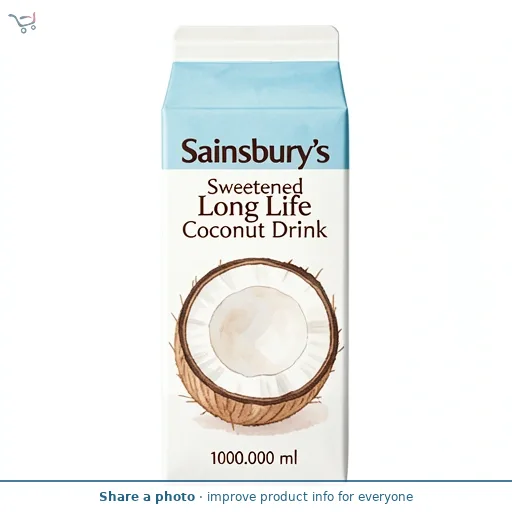 Sainsbury's Sweetened Long Life Coconut Drink 1L