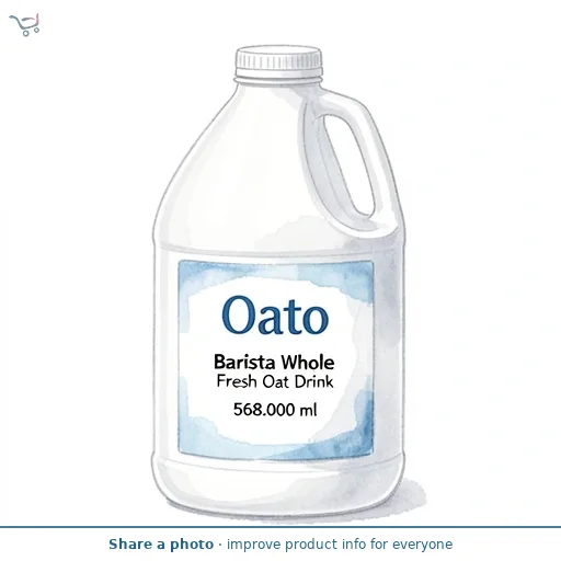 Oato Barista Whole Fresh Oat Drink 568ml