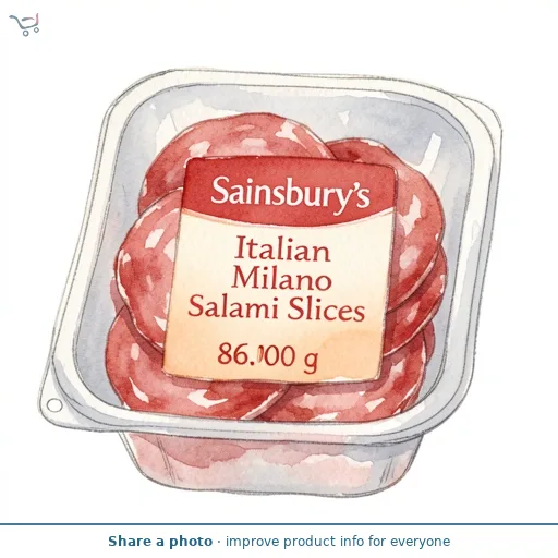 Sainsbury's Italian Milano Salami Slices 86g