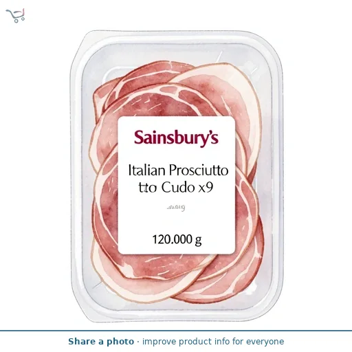 Sainsbury's Italian Prosciutto Crudo x9 120g