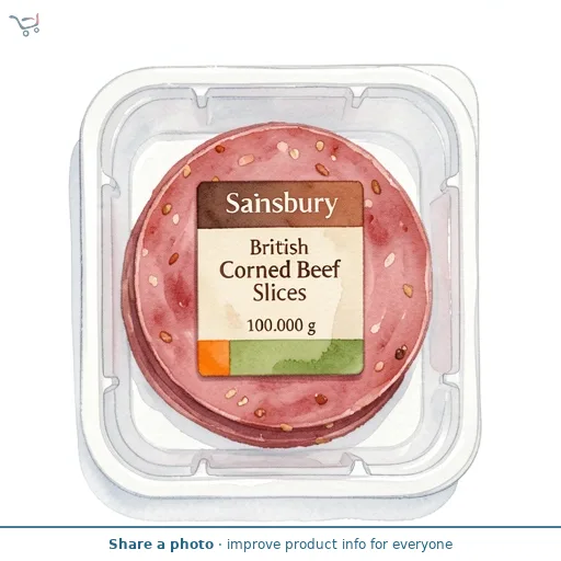 Sainsbury's British Corned Beef Slices 100g