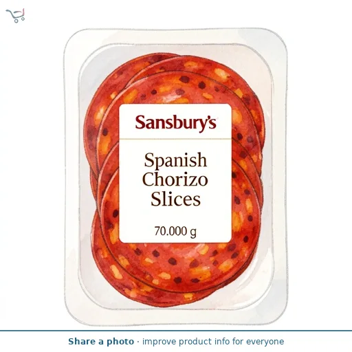Sainsbury's Spanish Chorizo Slices 70g