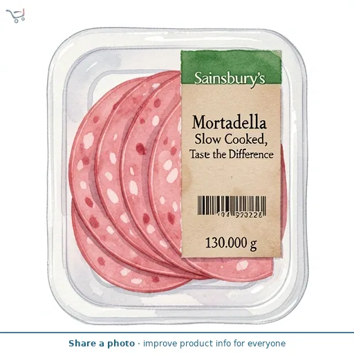 Sainsbury's Mortadella Slow Cooked, Taste the Difference 130g