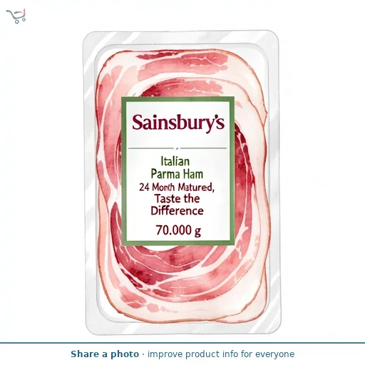Sainsbury's Italian Parma Ham 24 Month Matured, Taste the Difference 70g