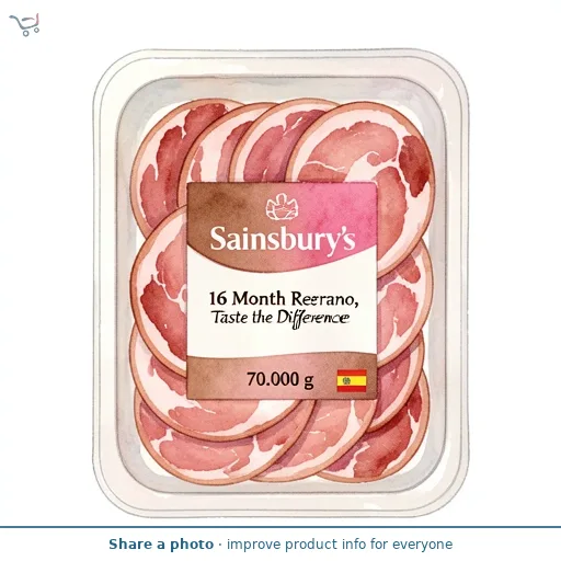Sainsbury's 16 Month Reserve Serrano, Taste the Difference 70g