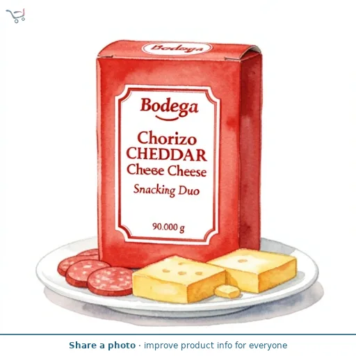 Bodega Chorizo & Cheddar Cheese Snacking Duo 90g