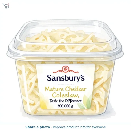 Sainsbury's Mature Cheddar Coleslaw, Taste the Difference 300g