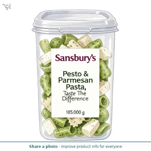 Sainsbury's Pesto & Parmesan Pasta, Taste The Difference 185g