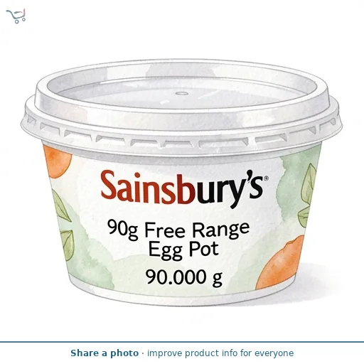 Sainsbury's 90g Free Range Egg Pot