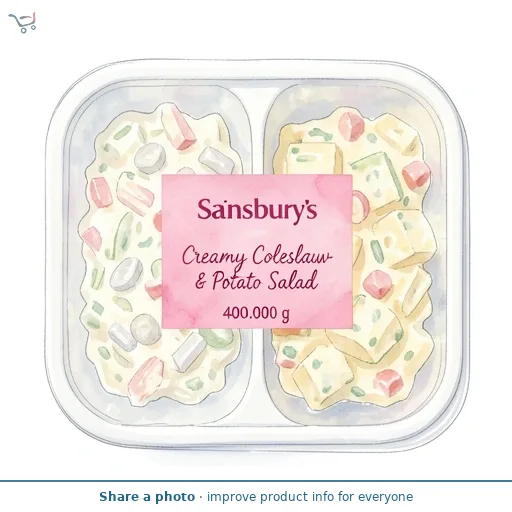 Sainsbury's Creamy Coleslaw & Potato Salad 400g